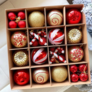 bolas de natal grandes pequenas
