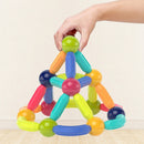 Blocos Magnéticos Montessori – Brinquedo Educativo para Crianças, Estimula a Criatividade e Coordenação