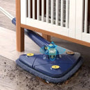 Mop Giratório Triângulo Ajustável 360º – Esfregão de Limpeza Prático e Eficiente para Casa