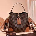 Bolsa Feminina de Ombro Estilo Xadrez Luxo – Design Sofisticado e Acabamento Premium