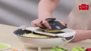 Cortador Multifuncional com Bacia de Drenagem – Para Frutas, Legumes e Verduras