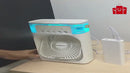 Ventilador Portátil USB com LED e Umidificador de Ar – Ideal para Mesa, Escritório e Viagens