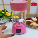Mini Liquidificador Portátil USB Recarregável – 6 Lâminas para Sucos e Shakes