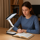 Luminária LED de Mesa Dobrável – Recarregável, Portátil e Compacta 24 LEDs