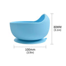 Kit Alimentação Infantil – Tigela e Colher de Silicone para Bebê, Livre de BPA