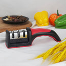 Amolador de Facas Profissional 3 em 1 – Aço Inox com Afiadores de Precisão para Cozinha