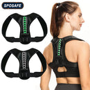 Corretor Postural Ajustável – Suporte para Postura Correta da Coluna, Ombros, Lombar e Cravícula