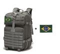 Mochila Tática Militar 50L Reforçada – Impermeável, Cargueira em Poliéster para Aventuras e Viagens