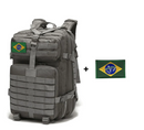 Mochila Tática Militar 50L Reforçada – Impermeável, Cargueira em Poliéster para Aventuras e Viagens