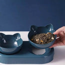 Alimentador Automático 3 em 1 para Gatos Dogmiau – Comedouro Duplo com Bebedouro e Tigela