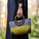 Bolsa Étnica de Palha Savana – Design Artesanal e Elegante para Looks Naturais